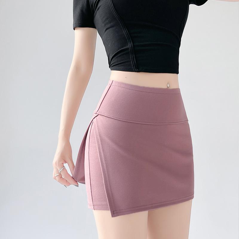 Summer New High-waisted Culottes A-word Skirt Fitness Yoga Skirt