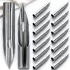 30Pcs Calligraphy Pen Nibs Fountain Pen Replacement Nibs Smooth Writing Practice Students Drawing Tools