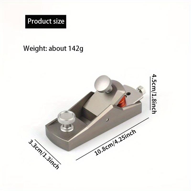 1 szt. Strug stolarski Stop aluminium Mini strug ręczny Płaska płaszczyzna Dolna krawędź Strug do przycinania drewna Narzędzia stolarskie DIY
