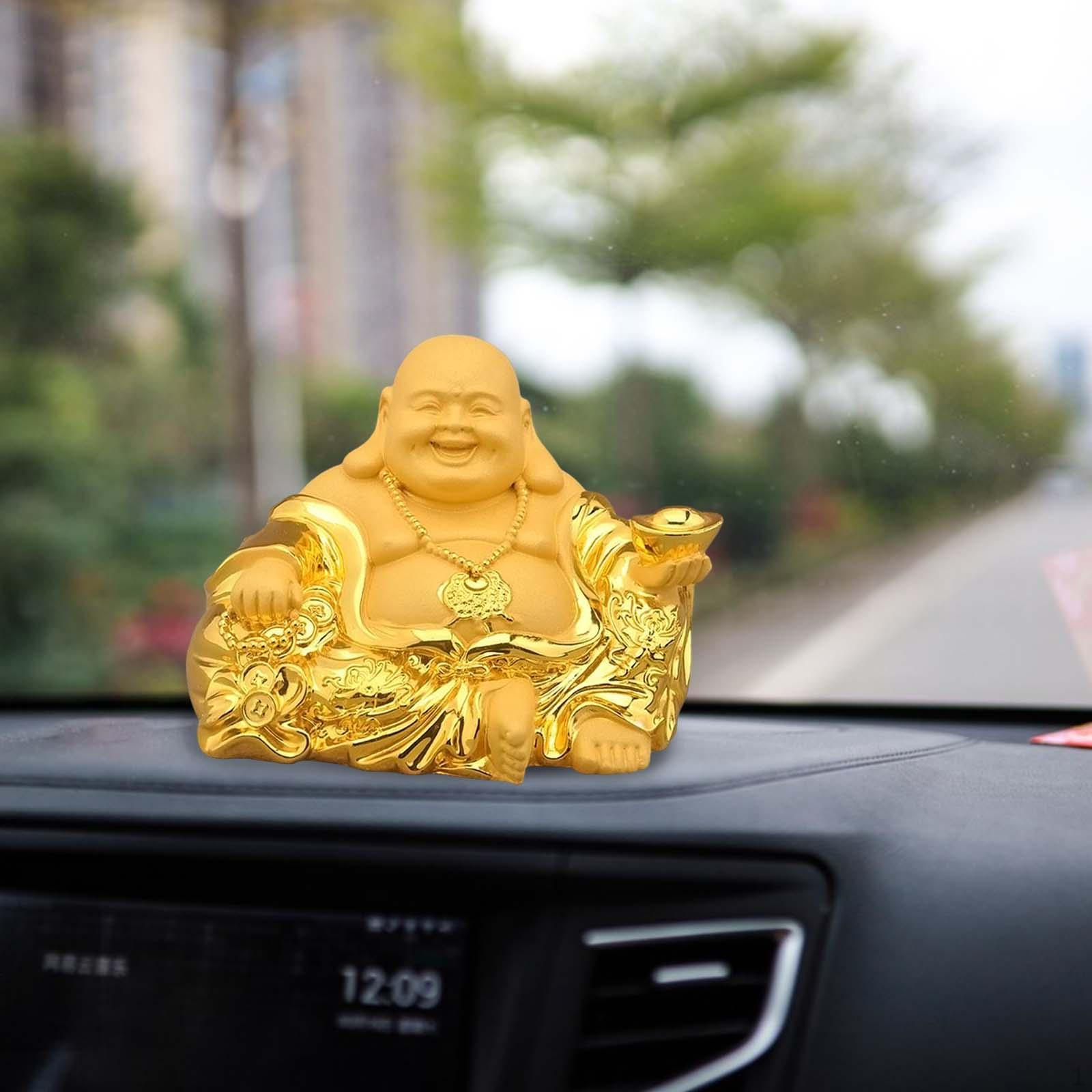 Chinese Style Maitreya Buddha Statues Sculpture Luck Decoration Laughing for Table Office