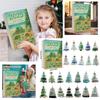 2D 2D Christmas Tree Advent Calendar 24 Days Countdown Reusable Christmas Countdown Calendar Christmas Tree Shape