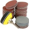 50mm Flocked Sandpaper Set, 303 Pieces (40-7000 Grit) for Metal & Wood Polishing