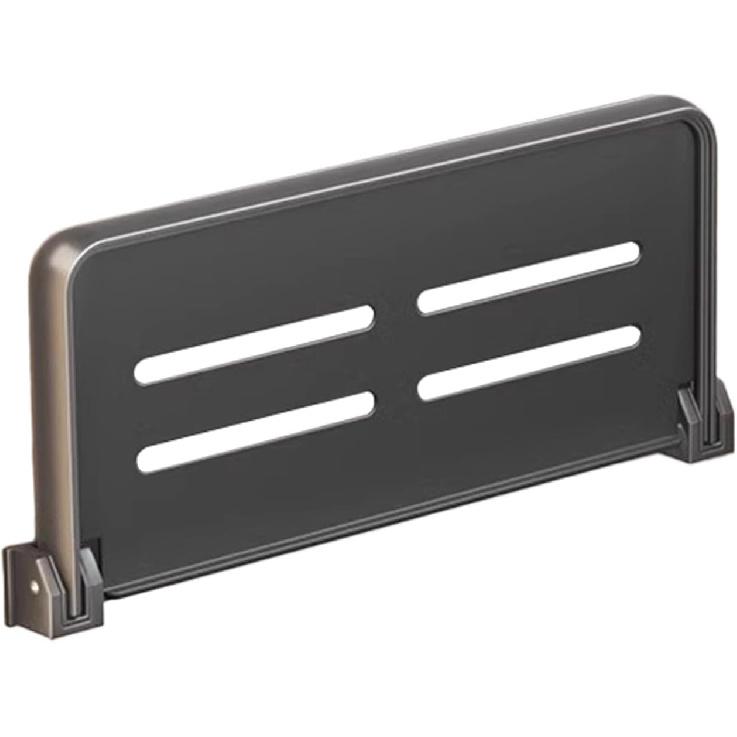 Aluminum RV Foldable Shelf | Space Saving Wall Mounted Floating Shelf, Fold Down Rack for Bathroom, Shower Gel, Shampoo