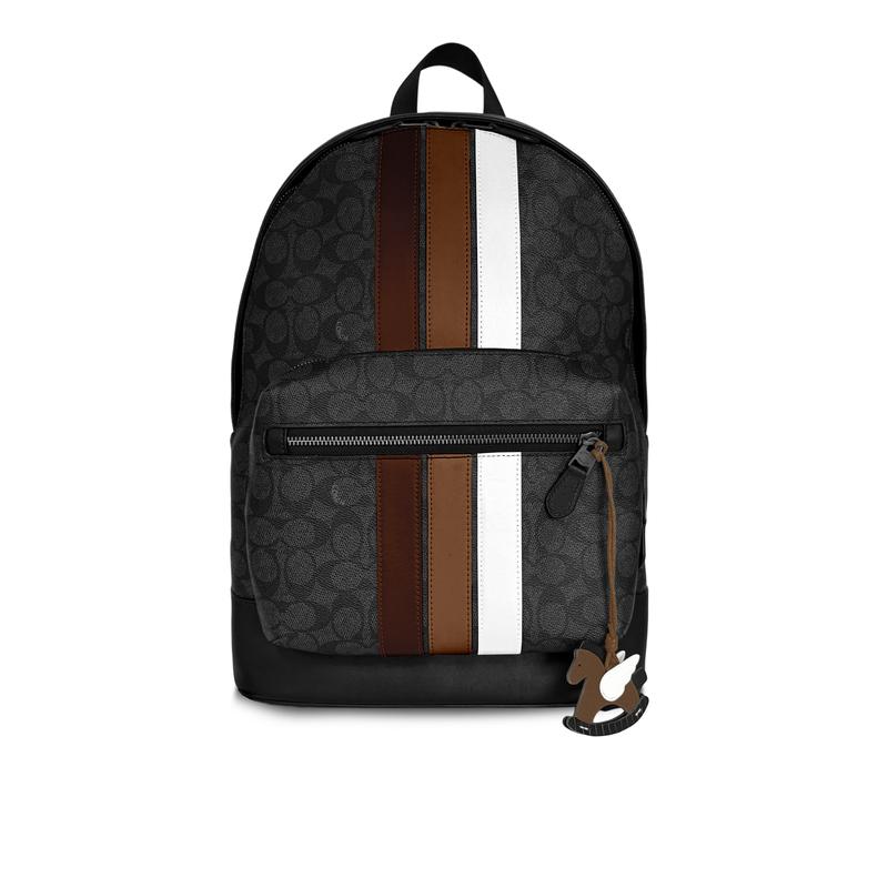 

COACH backpack [Customized bag] West 32 hand-painted color-changing graffiti, simple and high-end, fashionable Pegasus basic package (bag + dust bag) коричневий