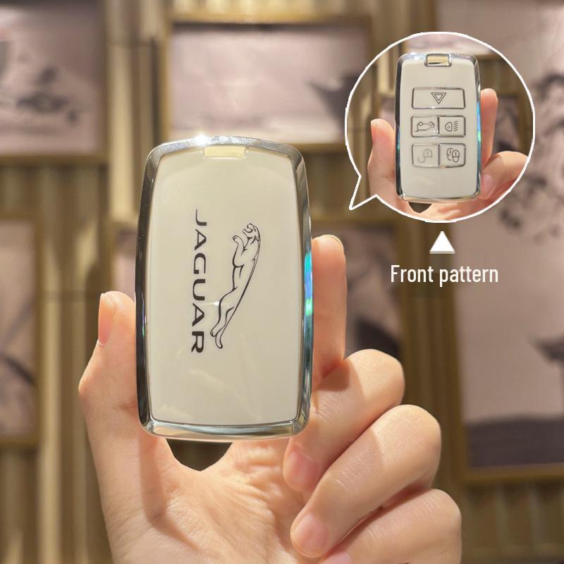 Jaguar XFL/XEL/F-Pace/F-Type/E-Pace/XE Stylish Key Cover with Buckle for Women