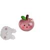 Strawberry Resin Fruit Ornaments: DIY Phone Case, Hair Clip, and Decorative Stickers