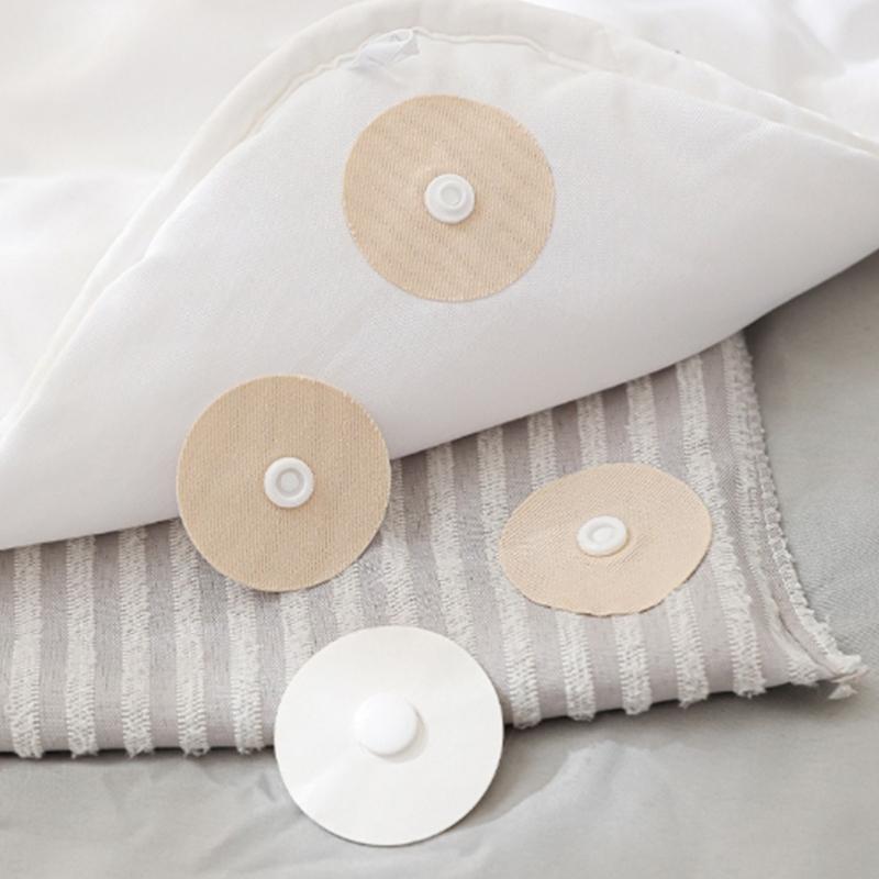 10 Paar Bettlaken Steppdecken-Klammern Rutschfeste Decken-Schnallen Bettbezug Befestigungsclip Ein Schlüssel zum Entriegeln Steppdecken-Halter Fixierer Greifer