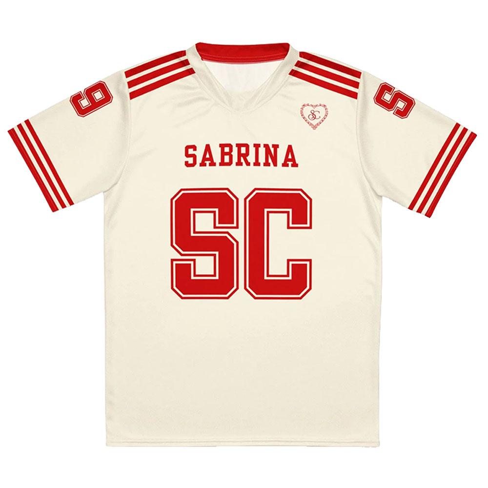 Sabrina Carpenter Trikot Tops Kleidung Streetwear Kurzarm Locker Lässig T-Shirt 3D Druck Kleidung T-Shirts