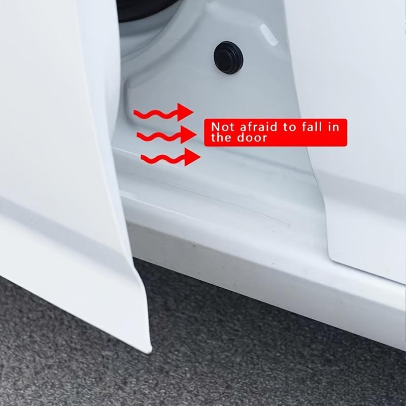 10-Pack Silicone Car Door Seal Pads, Noise Reduction & Vibration Damping, Shock Absorption for Quieter Vehicle Experience, Universal Fit