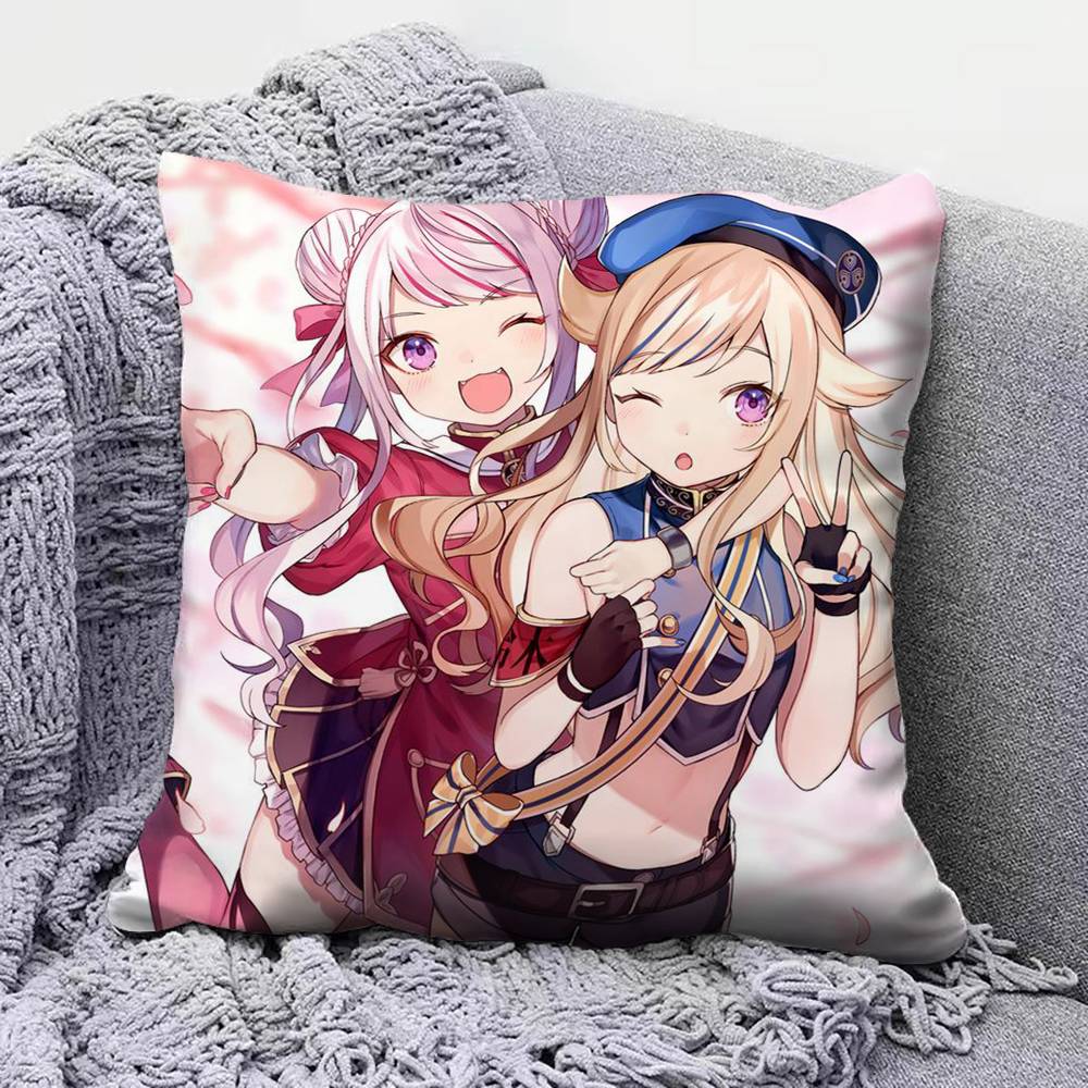 HIMEHINA Tanaka Hime Suzuki Hina Home Sofa Cushion Covers and Aecorative Custom Pillow Covers
