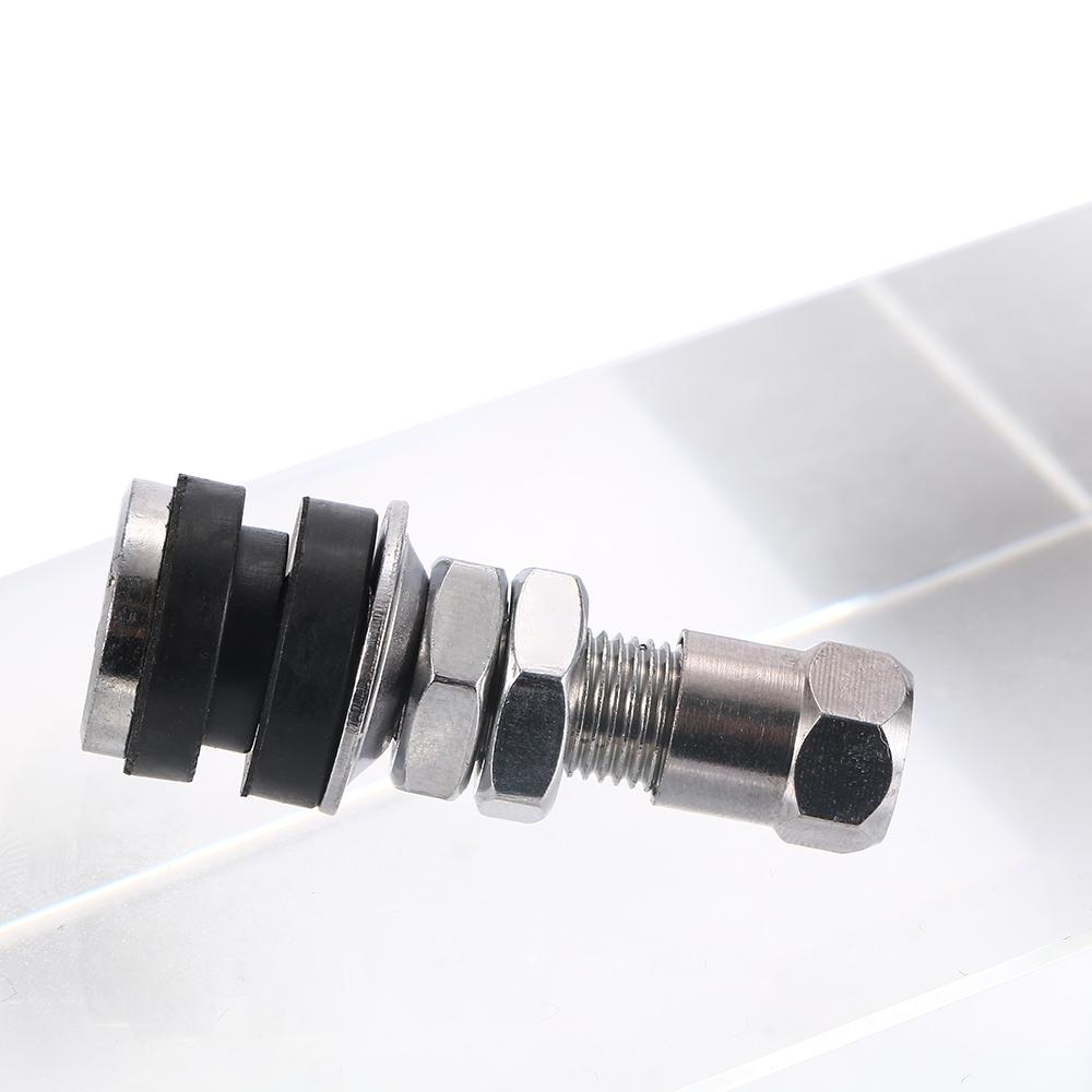 Universal Zinc Zinc Alloy+Rubber Tubeless Tyre Motorcycle Accessories Bicycle Tire Valve Auto Parts