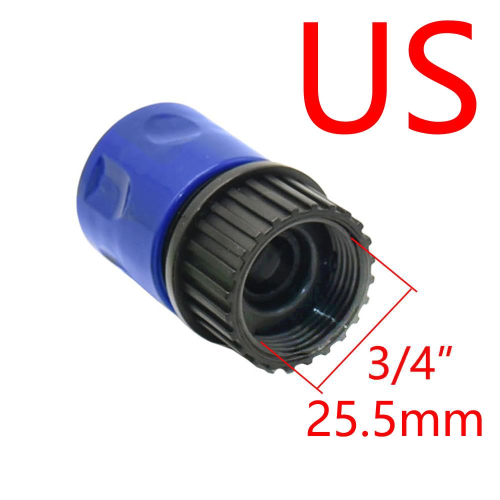 Garden 3/4 Inch Thread Quick Connector Male 3/4 Female Water Gun Connector Watering Hose Fitting 1Pcs