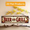 Retro Metal Wall Art for Home Office Beer Bar Decor