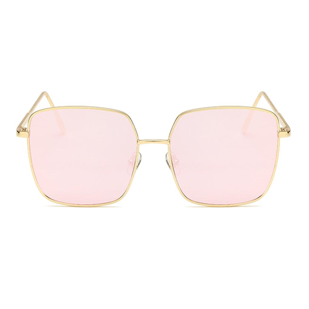 Vintage Retro Square Sunglasses Mirrored Metal Frame Glasses Women Gifts