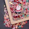 500g Cute Christmas Themed Beads Festival Accessories Soft Clay Pieces Slime Making Kits DIY Kids Crafts Sensory Toys