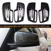 Side Mirror Cap Covers Black For Mercedes BENZ W176 W246 W212 W204 C117 X156 X204 W221 C218 A B C E S CLA GLA GLK