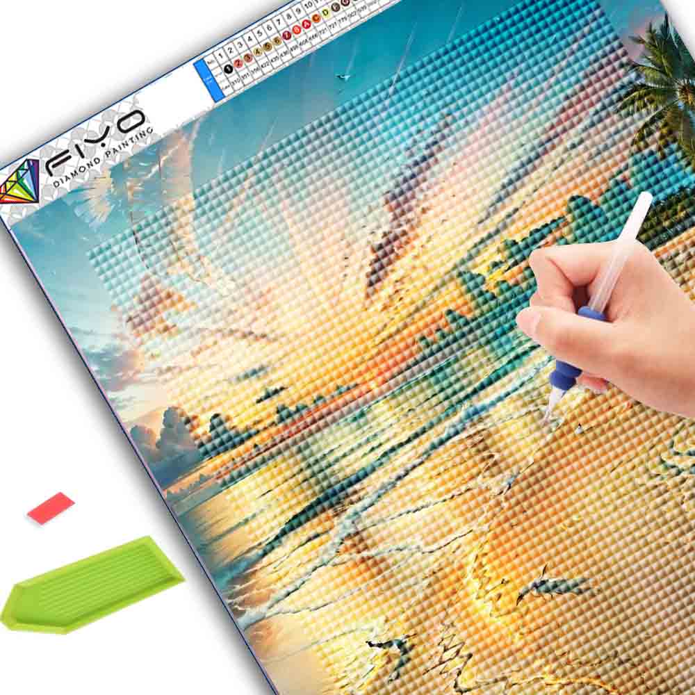 DIY full circle diamond painting Cross stitch 3D landscape home decorative art diamond painting 5d diamond art painting