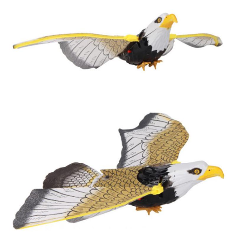 Silent Electric Hovering Eagle Toy, Suspended Wire Simulation Eagle Flying Bird, Children'S Outdoor Parent-Child Play Toy