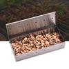 Stainless Steel BBQ Smoker Box for Outdoor Grilling - Perfect for Fruit Wood Smoked Meat