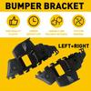 Front Bumper Support Retainer Bracket Set for 2011 2014 Volkswagen Jetta Pair 2x