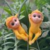 Monkey Pots Hangers, Artisanal Planter Pots Hangers Home Accent for Flower Pots Living Space Shop Display Item