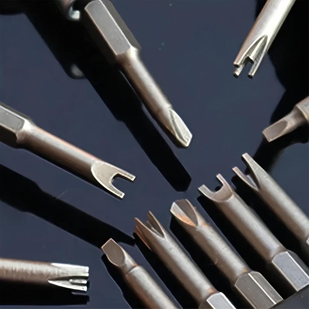 Special Shape Drill Bit Set: Y-shaped, Triangular, Hexagonal, Three-Point Screwdriver Bit for Home Appliances