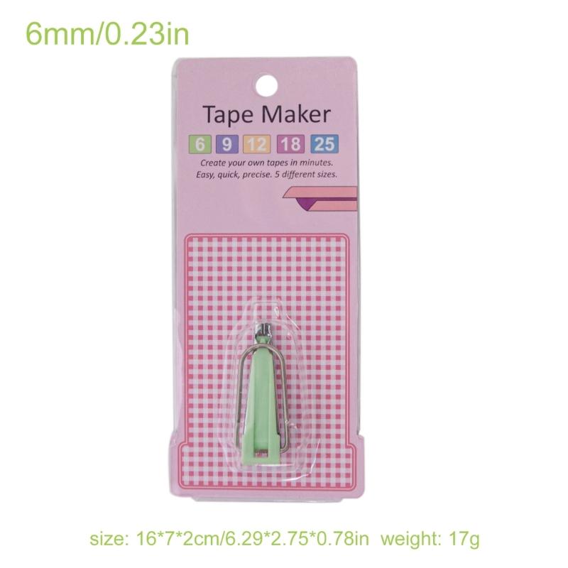 Stoff Nähen Quilten Schrägbandformer 6/9/12/18/25mm Schrägbandformer Werkzeug Quilting Werkzeug