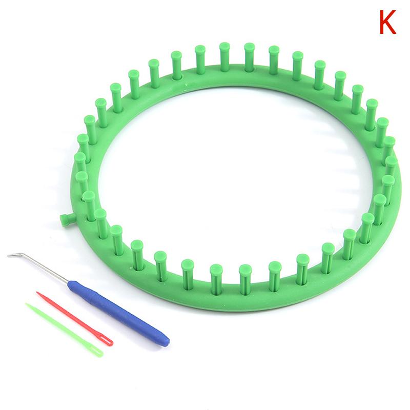 1 Set Rechteck Rund Strickrahmen Weben Schal Pullover Hut Stola Vernähen