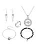 K-Pop Stray Kids Skzoo Star Retro Bracelet Punk Dark Octagonal Star Falling Alloy Earrings No Earholes Versatile Fashion
