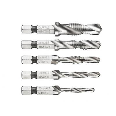 Ferramentas Elétricas Dewalt Dt50060 Jogo de Brocas e Machos Impact Ready, 5 Peças