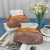 New Lieba Bread Design Tissue Box Creative Napkin Holder Retro Style Novelty Living Room Table Ornament Fun Home Desktop Storage