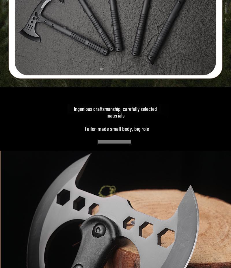 Multifunctional Outdoor Camping and Survival Axe with Saw