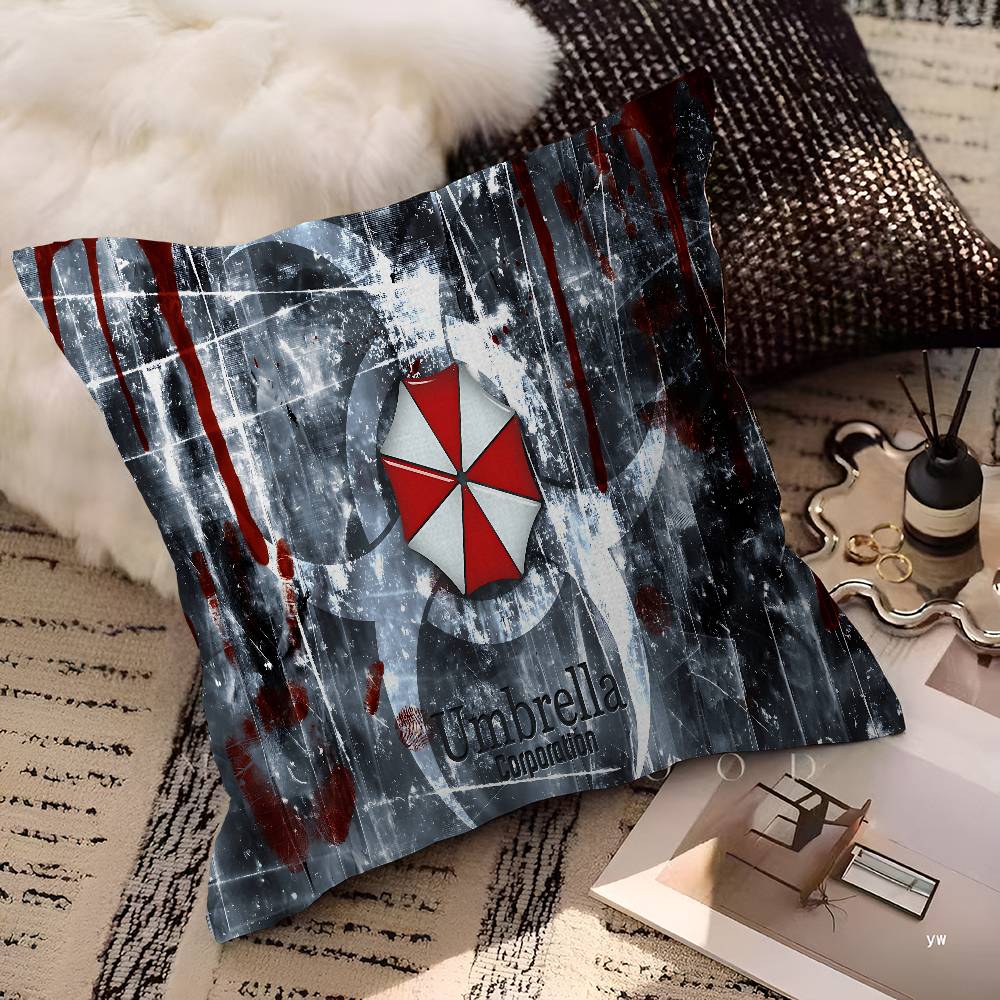 Game E-Evils Cool R-Resident Cushion Cover Polyester Sofa Cushions Decorative Throw Pillows Home Decoration Pillowcover