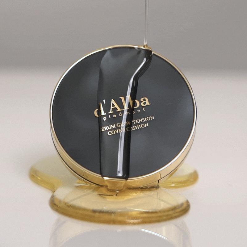 d'Alba Serum Glow Tension Cover Cushion with Refill SPF 50+ PA++++ 17g*2EA