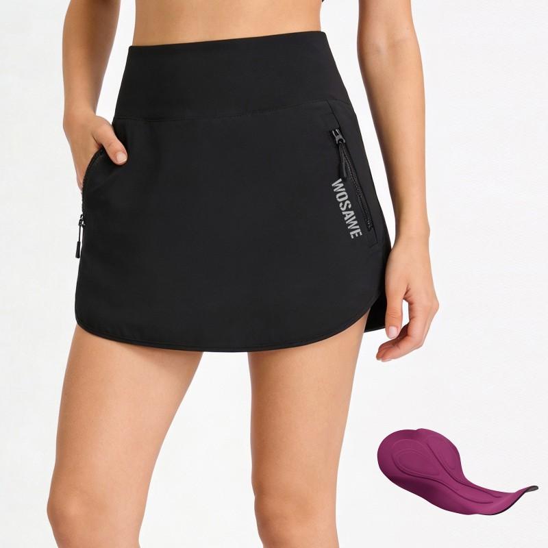 Womens Cycling Skort With Padding Breathable