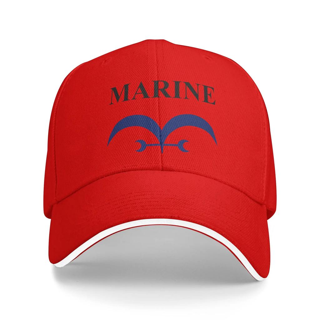 aMarines Flag Navy Anime Japan Baseball Cap Comic Outdoor Sport Hot Sale Trucker Hat Unisex Men Vintage Print Snapback Cap