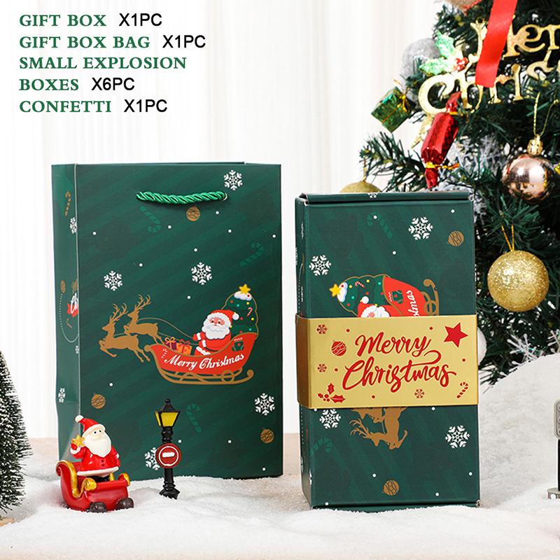 Creative Christmas Gift Box Diy Folding Paper Box Money Birthday Surprise Bounce Box Explosions Red Envelope Surpris Gift Boxes