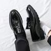 Men Business Fringed Shoes American Casual Comfortable Thick-soled Durable Fashionable Leather Shoes Travel Shoes Size 38-46