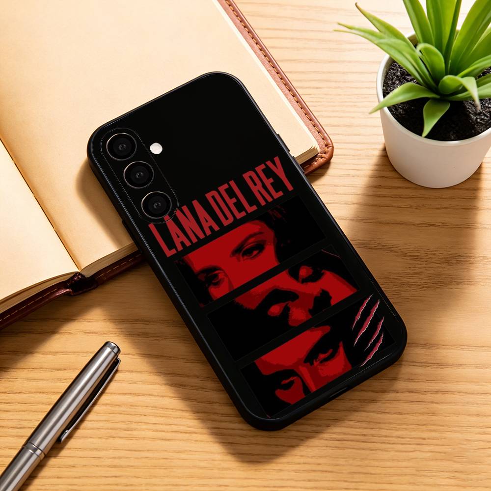 L-Lana Del R-Rey Phone Case Black Silicone Soft For Samsung Galaxy A73,A72,A71,A70,A53,A52,A51