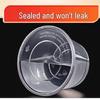 Jiexiangjia Disposable 1000ML Round Plastic Soup Bowls with Lids