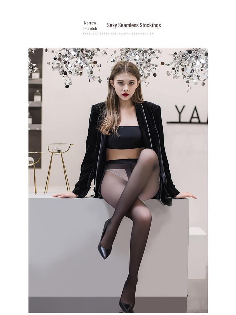 "Women's Red Pepper Summer Stockings: Thin Anti-Snag Silk Pantyhose for Shaping and Beautiful Legs"