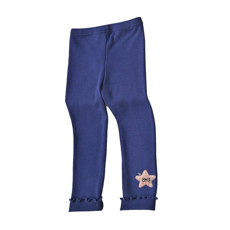 Roztomilé dívky Legíny s elastickým pasem Děti Dětské Dlouhé kalhoty Ležérní Kalhoty Butterfly Stars