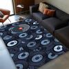 Vinyl Record Design Non-Slip Rug - Durable Polyester, Perfect for Outdoor Patio, Garden, Living Room, Bedroom, and Kitchen Decor