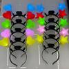 Five-Pointed Star Luminous Headband & Glow Stick Hair Clip Set