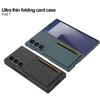 Samsung zFold7 Ultra-Thin Business Style Phone Case with Card Holder and Anti-Drop Protection