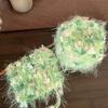 Mixed Blended Yarn 100g Woven Thread New Flowers Fancy Yarn  Handbag Crafts