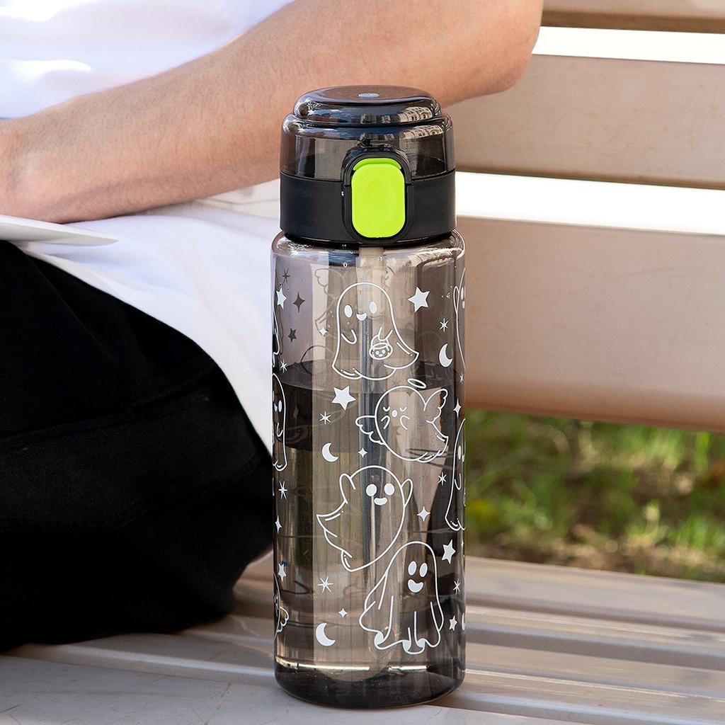 Ghost 19/25.4oz Water Bottle Leakproof Portable Outdoor Sports Cup for Birthday Party Halloween Christmas Gift Fitnes Travel Mug