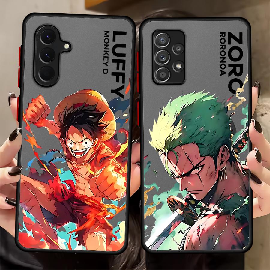 Carcasă Telefon Anime Luffy One Piece pentru Samsung Galaxy A14 A23 A52S A72 A73 A33 A35 A17 A52 A56 A55 A53 A34 A36 A16 A15 A54