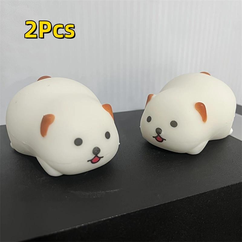 Squishy Puppy Animal Squeeze Toy for Adult Soft Pinch Pop Fidget Toys Cute Cartoon Dog Decor Entertainment Games Party Gifts