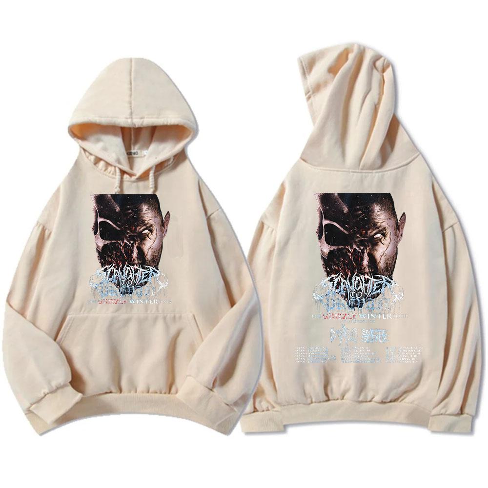 Les Sweat-shirts Grizzly Winter Tour 2026 SLAUGHTER TO PREVAIL Band Graphic Sweatshirts Heavy Mental Streetwear Vêtements Unisexe